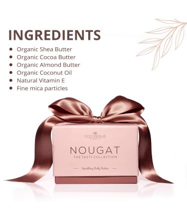 Cocosolis Nougat Body Cream - 100% Natural Body Lotion for Women | Luxurious Shea & Cocoa Butter Elegant Shine & Fragrance - Buy Online on GoSupps.com
