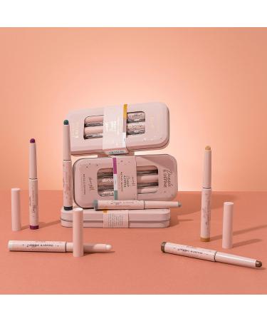  Barry M Barry M Dazzle & Define Metallic Crayons Shade Metallic Brights | x3 Orchid Eyeshadow Pens Teal White - Buy Online on GoSupps.com