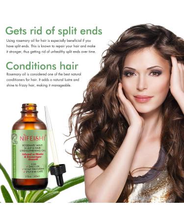 LTYYWBFB Rosemary Essential Oil (2 fl oz) for Hair Growth & Skin Care - Natural Organic Serum for Fuller, Healthier Hair - Buy Online on GoSupps.com