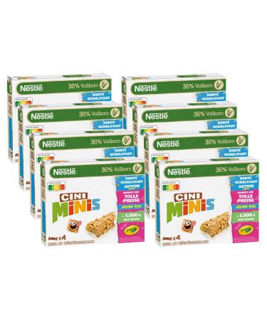 Nestl Nestl Cini Minis Pack of 8 cinnamon cereal bars for children (4 x 25 g)