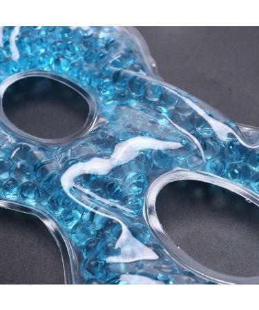 Bstepompre 2X Hot Cold Sleeping Eye Mask Ice Cool Blue Compress Gel Eyeshade Fatigue Relief Eye Care - Buy Online on GoSupps.com