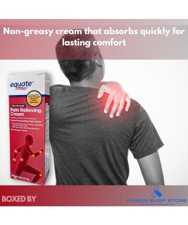 Cream Topical for Temporary Relief- Ultra Strength Fast Acting 4 oz (Pack of 1) Boxed by Fusion Shop Store - Buy Online on GoSupps.com