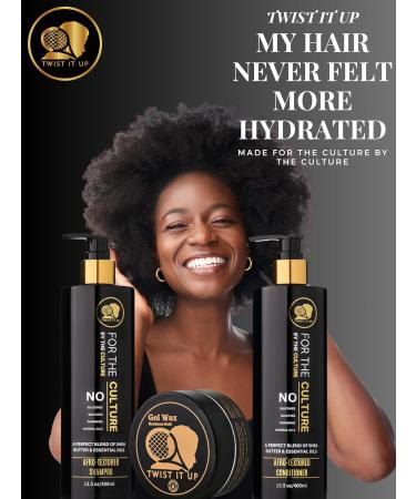 Twist It Up Hair Conditioner - 20 Natural Ingredients Sulfate-Free Ideal for Curly & Afro-Textured Hair | 13.5 Fl Oz - Shop Internationally - Buy Online on GoSupps.com