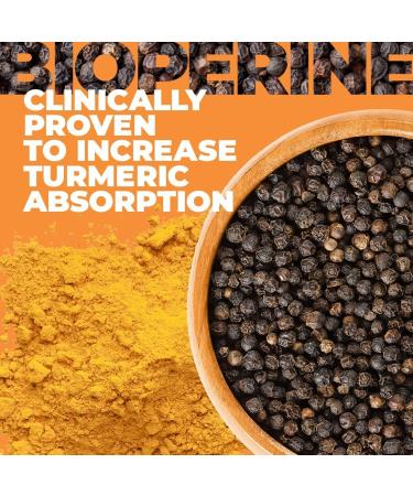 Turmeric Curcumin Boswellia with Ginger & BioPerine - 95% Curcuminoids, Joint & Cartilage Support - 60 Vegan Capsules - Buy Online on GoSupps.com