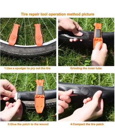 Bike Repair Kit 111Pcs | Portable Tube Patch Kit with Pump | Glueless Puncture Repair for Road & Mountain Bikes - Buy Online on GoSupps.com