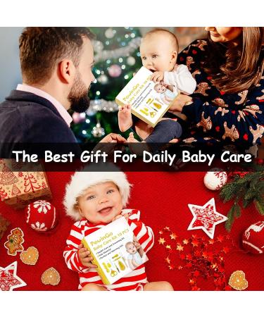 Baby Healthcare Kit & Grooming Set 10-in-1 for Newborns - Nail Clipper, Nasal Aspirator, Comb, Brush - Nursery Essentials for Infant Boys & Girls - Buy Online on GoSupps.com