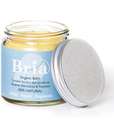Bria 100% Natural Organic Soothing Balm for Eczema, Dry Skin - 120ml | Adults, Children & Babies | Scent-Free - Buy Online on GoSupps.com
