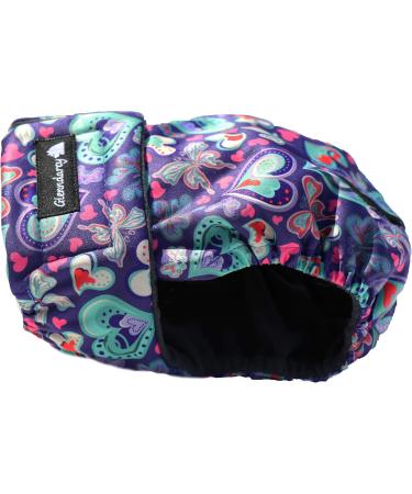Glenndarcy Medium Female Dog Diapers - Waterproof Cloth Butterflies Design - Eco-Friendly Pet Pants - Buy Online on GoSupps.com