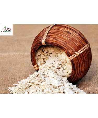 Jiva Organics Organic Poha Thick 2lb Bulk Bag - Flattened Rice (Pack of 1) - Buy Online on GoSupps.com