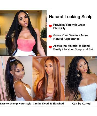 28 Brazilian Virgin Human Hair Lace Front Wig - Straight 13x4 HD Lace Frontal Wig for Black Women - Pre-Plucked with Baby Hair - 150% Density - Buy Online on GoSupps.com