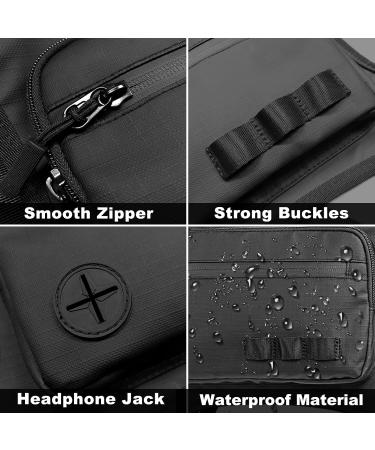 KINGSLONG Lightweight Water Resistant Chest Bag - Running Pack with Phone Holder & Extra Storage - Buy Online on GoSupps.com