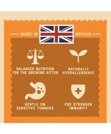 James Wellbeloved Kitten Turkey 4 kg Bag Hypoallergenic Dry Cat Food Turkey (Old Design) 4 kg (Pack of 1) - Buy Online on GoSupps.com