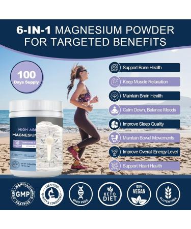 NATURE TARGET Magnesium Powder Supplement with Glycinate Citrate Malate Magnesium Complex with L-Theanine & Vitamin B6 for Muscle Heart & Brain Vegan 10.58 oz (100 Servings) Lemon Orange Flavor 10.58 Ounce (Pack of 1) - Buy Online on GoSupps.com