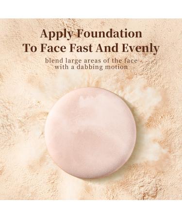 Mohope 8Pcs Air Cushion Makeup Sponges with Portable Box | Latex-Free Blending Sponge for Liquid, Cream, and Powder Foundation | Teardrop Powder Puff | Pink 8PC Set - Buy Online on GoSupps.com