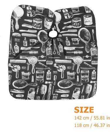 1 Set Hair Coloring Tools Diy Hair Dye Tool Hairdressing Cape Hair Dying Bowl Hair Cutting Apron Salon Dye Brush Hair Dye Shawl Black Outfit Perm Dyeing Plastic Brush Comb - Buy Online on GoSupps.com