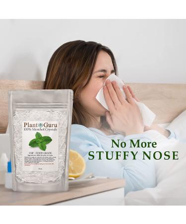 4 oz Menthol Crystals - 100% Pure Natural USP Food Grade - Ideal for Cosmetics, Salves, Balms, Creams & Soap Making - Buy Online on GoSupps.com