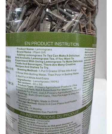 100% Lemongrass 35G/1.23oz citronnelle Pure - Feuilles en Vrac Herbal Tea - d caf in - Frais Non - OGM Savon Naturel Fleurs s ch es Faire des Herbes sirops Boissons citronnelle - Buy Online on GoSupps.com