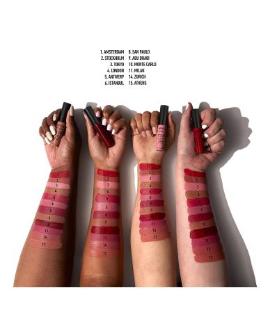 NYX Soft Matte Lip Cream in Athens - Matte Peach Beige Liquid Lipstick - Buy Online on GoSupps.com