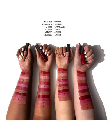 NYX London Soft Matte Lip Cream - Mid-Tone Beige Liquid Lipstick 0.27 Fl Oz - Buy Online on GoSupps.com