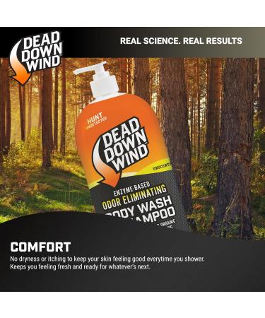 DEAD DOWN WIND Body & Hair Soap Pump Top | 32 oz Bottle | 2 Pack (64 oz.) | Unscented | Sensitive Skin Body Wash & Body Soap Hunting Accessories - Buy Online on GoSupps.com