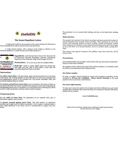 UsefulOils Insect Repellent Lotion 10ml - Pack of 1 - Buy Online on GoSupps.com