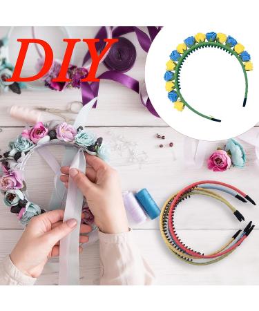 Duufin 12 Pieces Teeth Comb Headband for Women and Girls - Non-slip Hair Accessory in Colorful Candy Colors - Buy Online on GoSupps.com