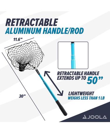 JOOLA Telescoping Table Tennis Ball Pickup Net - Holds 100 Ping Pong Balls - Ping Pong Practice Net Accessory for Table Tennis Robots  Serve or Multi-Ball Training Black - Buy Online on GoSupps.com