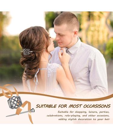 8 Pcs Viking Celtic Hair Clips - Retro Silver Hairpins for Women - Celtic Hair Accessories Gift Set - Buy Online on GoSupps.com