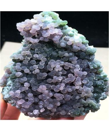 Natural Grape Agate Chalcedony Crystal Mineral Home Decoration Ornaments (Size : 300-350g) - Buy Online on GoSupps.com