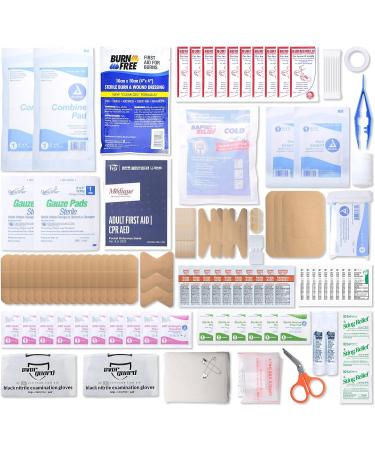 2021 DOT/ANSI Approved Vehicle First Aid Kit - Metal Case - Buy Online on GoSupps.com