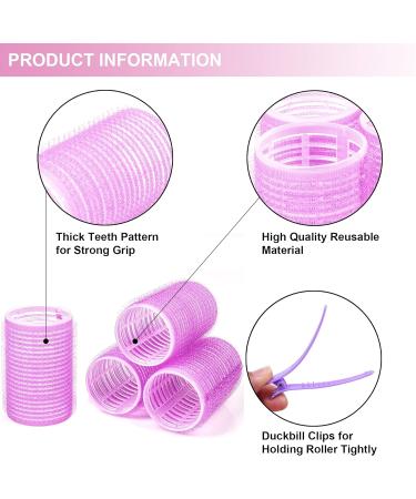 FREDY s 31 Pieces Hair Rollers Set 18 Self Grip Velcro Hair Curlers 12 Duckbill Sectioning Clips and 1 Centipede Shape Hair Clip for Barber Salon Hair Dressing (Rollers: 44mm 30mm and 25mm) 1 count (Pack of 31) - Buy Online on GoSupps.com