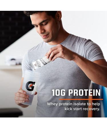 Gatorade Zero Protein Powder Sticks 30 Pack - 10g Whey Protein Isolate, Zero Sugar, Electrolytes - 3 Flavor Variety Pack - 0.529oz Sticks - Buy Online on GoSupps.com