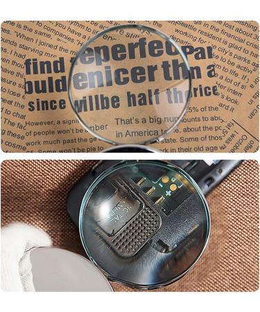 Mini Pocket Magnifier 20X Foldable Handheld Jewelry Loupe with Metal Protective Case Reading Magnifying Glasses Gift Mini Magnifying Glass Mini Magnifying Glass for Reading Small Gift - Buy Online on GoSupps.com