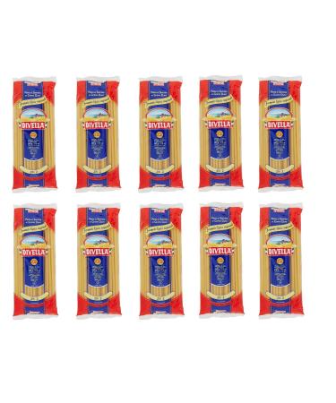 Divella Pack of 10 Divella 100% Italian Ziti pasta No. 2 8-minute cooking time 500g