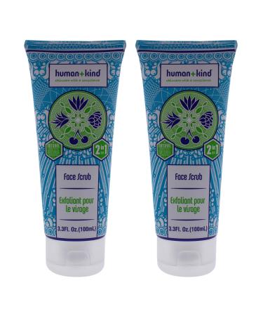 Human+Kind Face Scrub Unisex 3.3 oz - Pack of 2