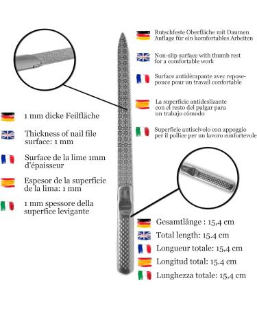 K-Pro Nail File - Stainless Steel - 2 Grains - Buy Online on GoSupps.com