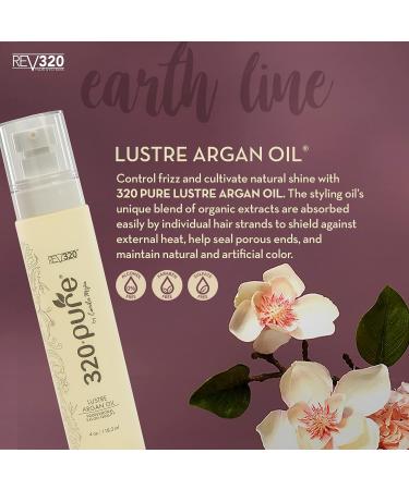 Rev320 Lustre Argan Oil - Professional Grade Styling Oil for Heat Protection, Frizz Control, and Color Protection - Buy Online on GoSupps.com