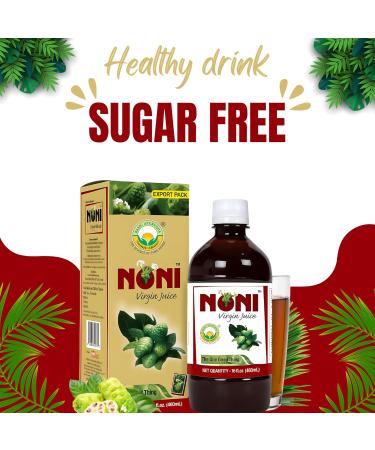 BASIC AYURVEDA Noni Virgin Fruit Juice | 16.23 Fl Oz (480ml) | Pure & Organic | Natural Antioxidant-Rich Fruit Juice | for Wellness Energy & Daily Health Support - Buy Online on GoSupps.com