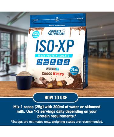  Applied Nutrition Applied Nutrition Iso-Xp Choco Bueno - Whey Protein Isolate for Muscle Growth (1kg) - Buy Online on GoSupps.com