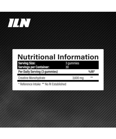 Iron Labs Nutrition Creatine Gummies - 600mg/serving - Strawberry Flavor - High Strength Creatine Monohydrate Bears for Men and Women (90 Vegan Gummies) - Buy Online on GoSupps.com
