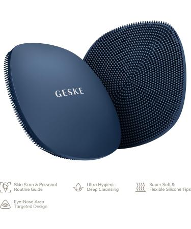 Geske SmartAppGuided 4-in-1 Facial Brush | Professional Silicone Cleansing Device for Skin Care - Buy Online on GoSupps.com