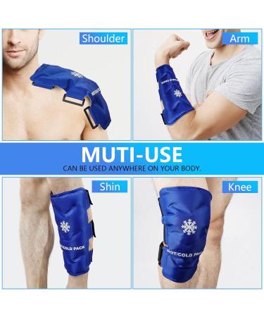 Nord Freeze Shin Splint Relief - 2 Pack Ice Packs for Shin Splints and Leg Pain Relief - Buy Online on GoSupps.com