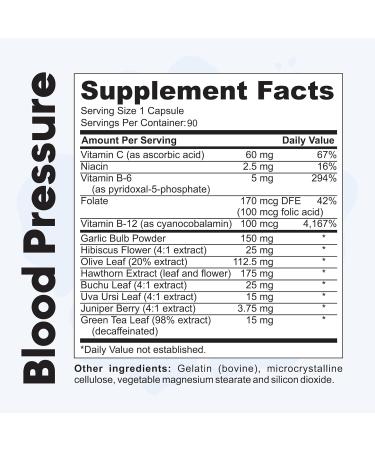 Kaitamin Bariatric Multivitamin with Iron + Vitamin Brain Matrix with Ginkgo Biloba + Blood Pressure Support Supplement with Garlic Hibiscus and Hawthorn - Buy Online on GoSupps.com