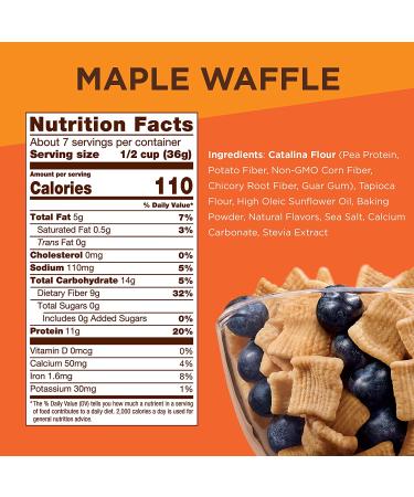 Catalina Crunch Maple Waffle Keto Cereal (9Oz Bags) | Low Carb  Sugar Free  Gluten Free | Keto Snacks  Vegan  Plant Based Protein | Breakfast Cereals | Keto Friendly Food - Buy Online on GoSupps.com
