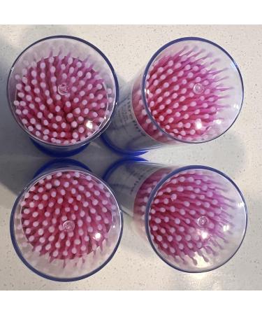 aka Colorful Multipurpose Dental Swabs Disposable Micro Applicator Brush Bendable Makeup Brush 1.20 Black 100 x 4 400 pcs' (Pink) - Buy Online on GoSupps.com