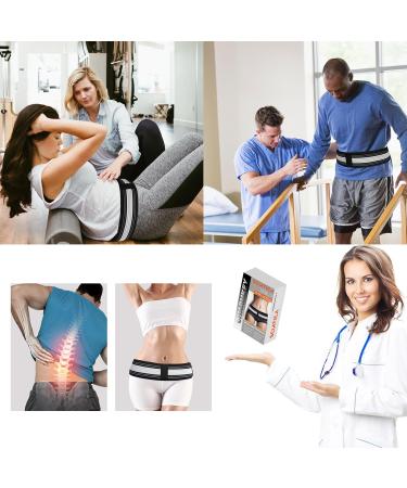 CHARMKEY Sacroiliac SI Joint Hip Belt | Sciatica Pain Relief & Lower Back Support for Men & Women | Adjustable Anti-Slip Nerve Compression Brace (Medium - Buy Online on GoSupps.com