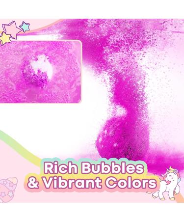 MeCids Bath Bombs for Kids with Surprise Toy Inside 6 Pack Organic Bath Bomb with Bracelets and Rings Bubble Bath Bombs Ball Kit for Kids Girls Birthday Christmas - Buy Online on GoSupps.com