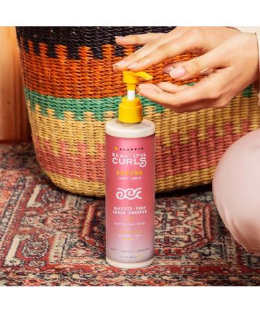 Alaffia Beautiful Curls Curl Activating Cream Shampoo - Unrefined Shea Butter for Curly to Kinky Hair (12 fl oz) - Buy Online on GoSupps.com