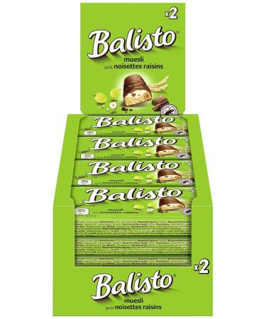 Balisto Chocolate Bars - Muesli Mix (20 x 37g) | Best International Shipping - Buy Online on GoSupps.com