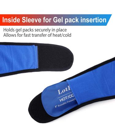 LotFancy Face Ice Pack Wrap for TMJ and Wisdom Teeth - 4 Reusable Hot Cold Therapy Gel Packs for Pain Relief in Chin, Head, Oral and Facial Surgery - Ideal for Dental Implants - Blue - Buy Online on GoSupps.com